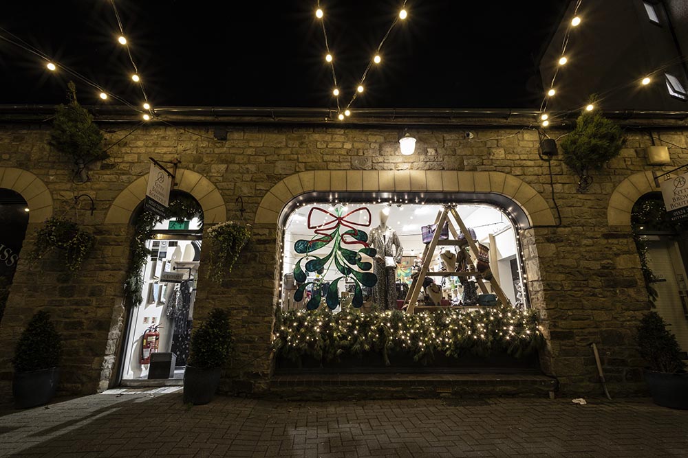 Kitty Brown's Christmas window for 2023.