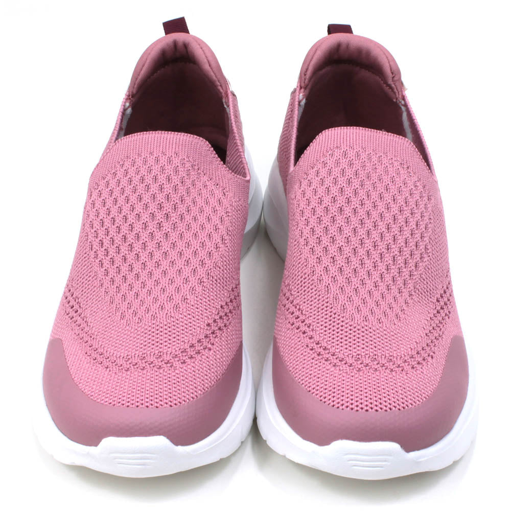 Stretch slip on sneakers deals