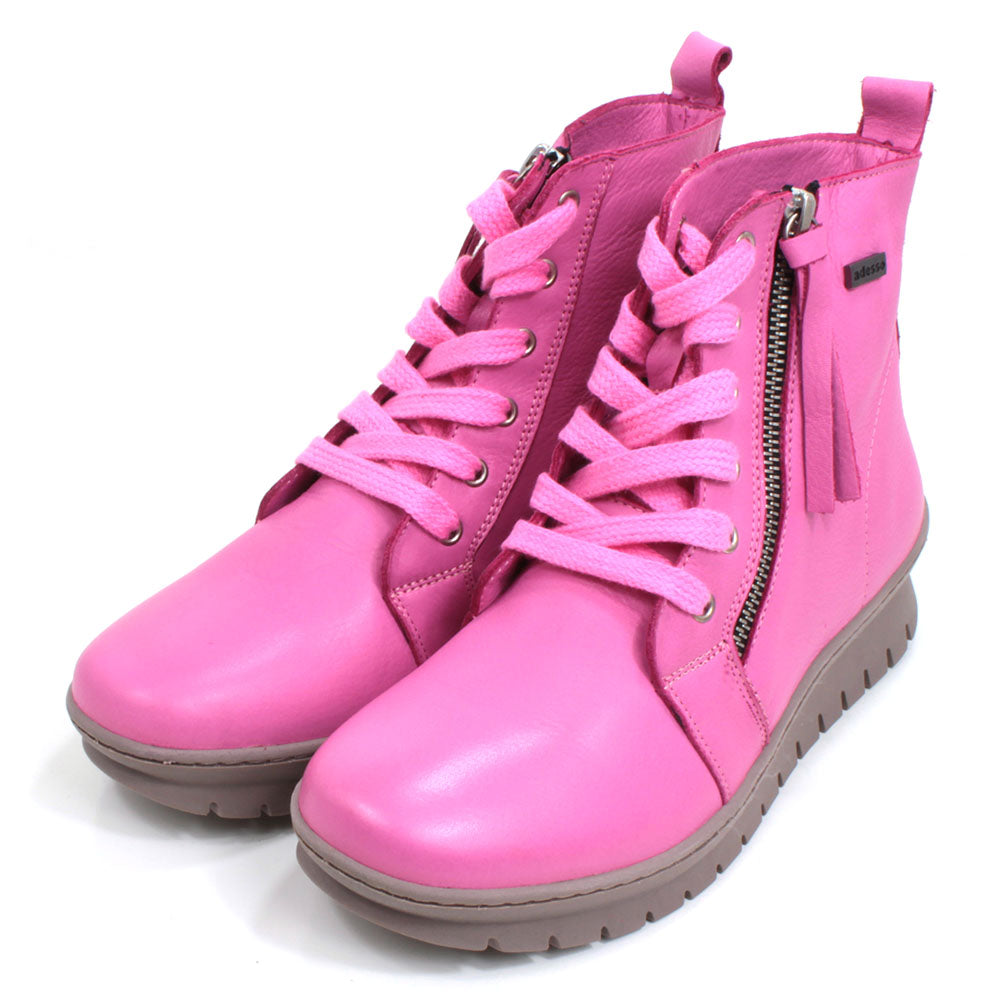 Adesso Kirsty Ankle Boots in Pink