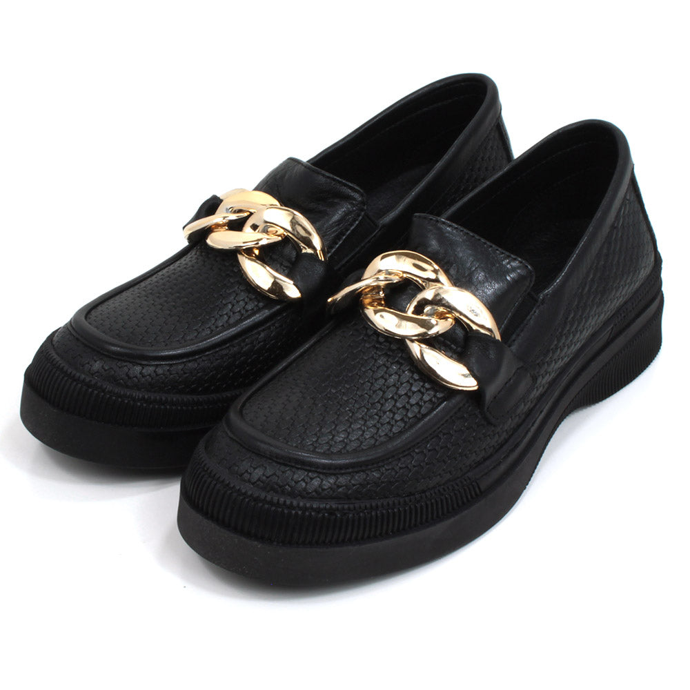 Adesso Chunky Loafers in Black