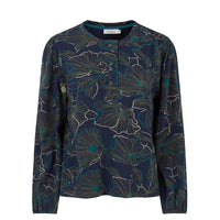 Floral patterned shirt on a white background