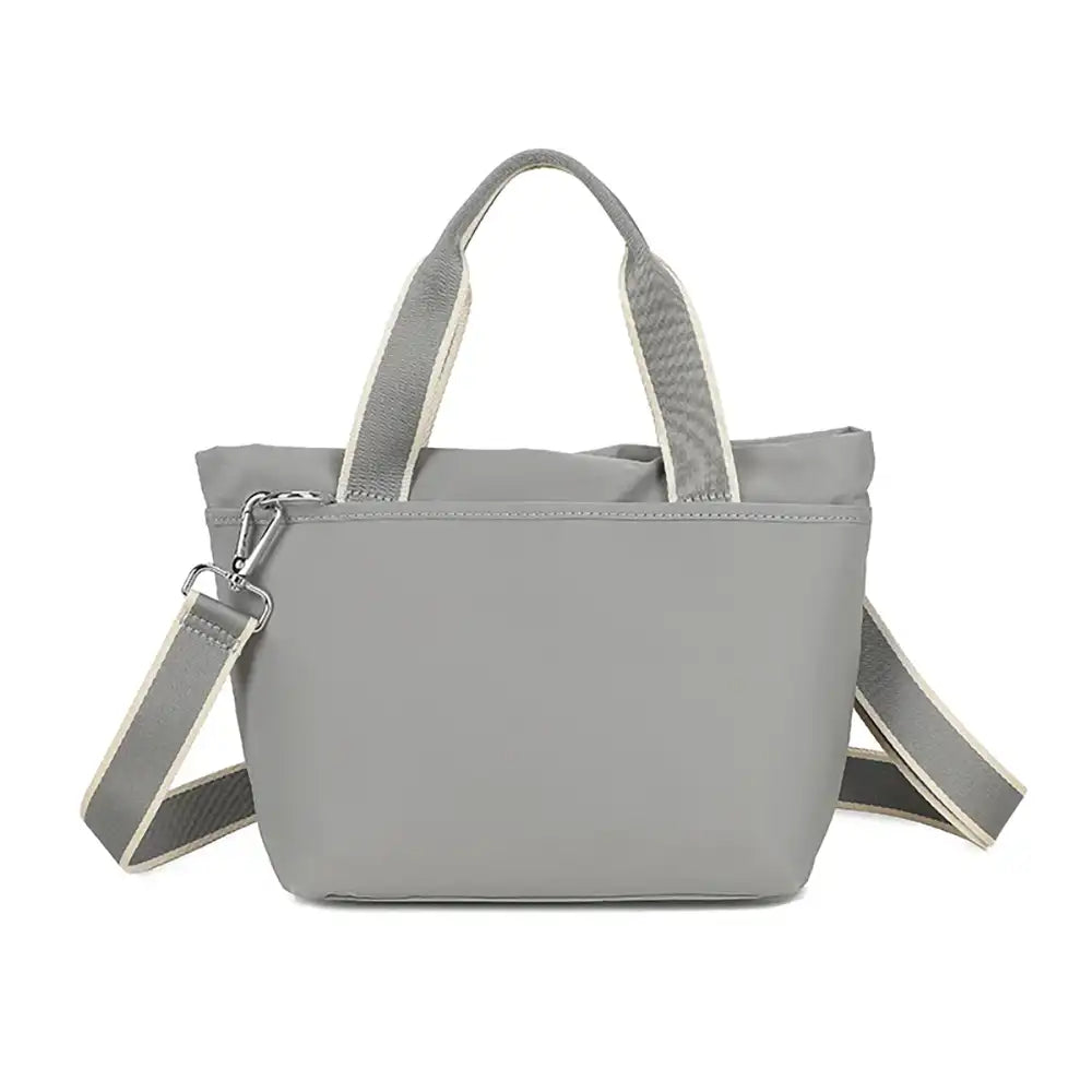 2-Way Shoulder-Crossbody Bag - Pale Grey