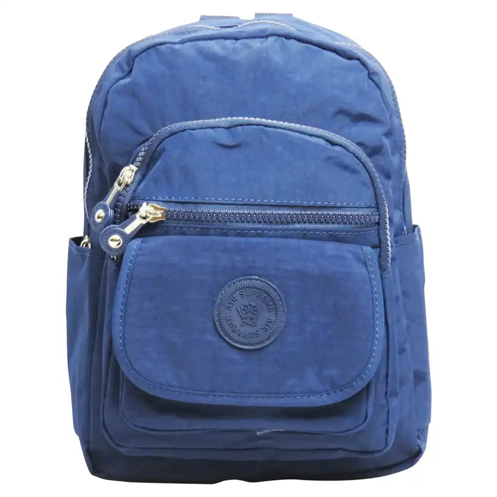 Water Resistant Mini Backpack - Navy