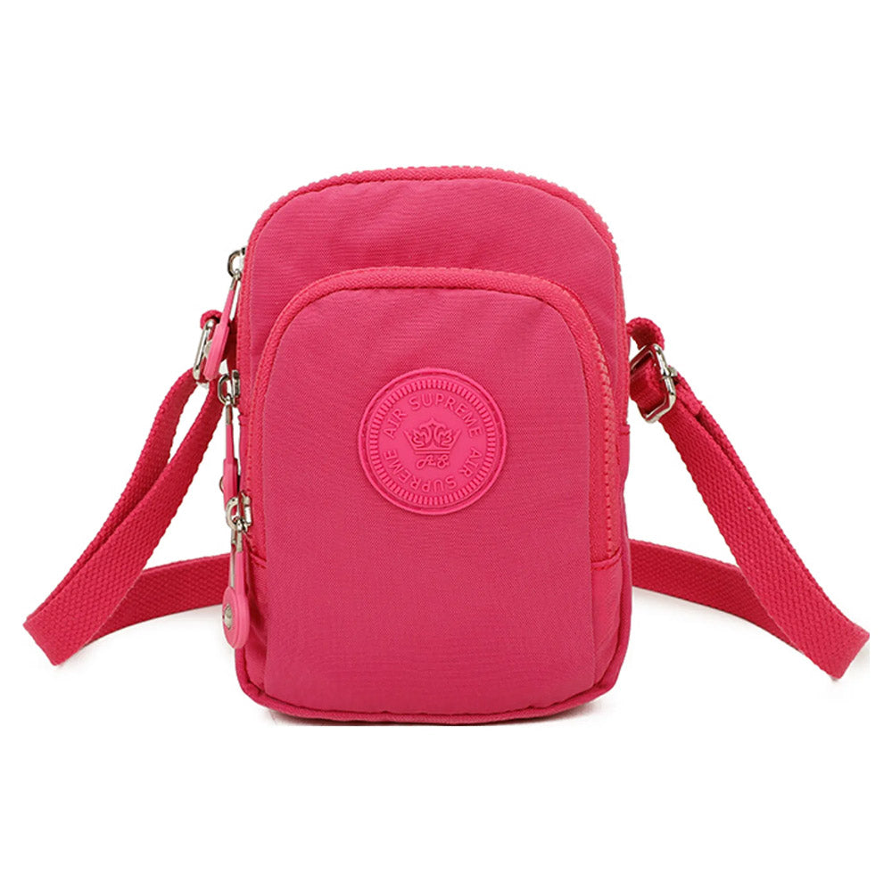 Multi Pocket Phone Bag Pink