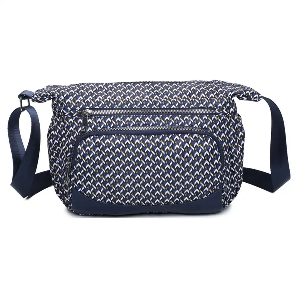 Waterproof Crossbody Bag - Blue Monogram