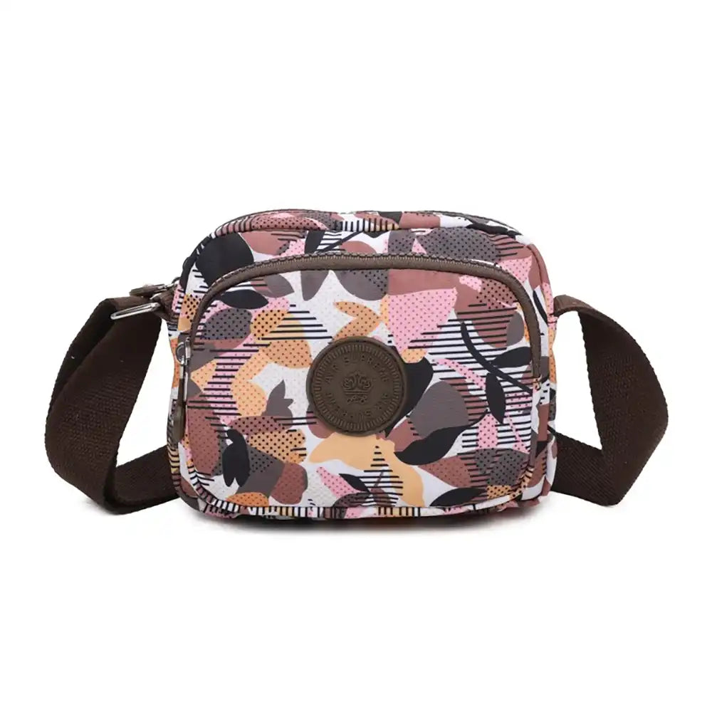 Landscape Small Messenger Bag - Brown Spots