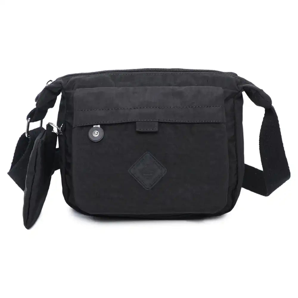 Small Messenger Bag - Black