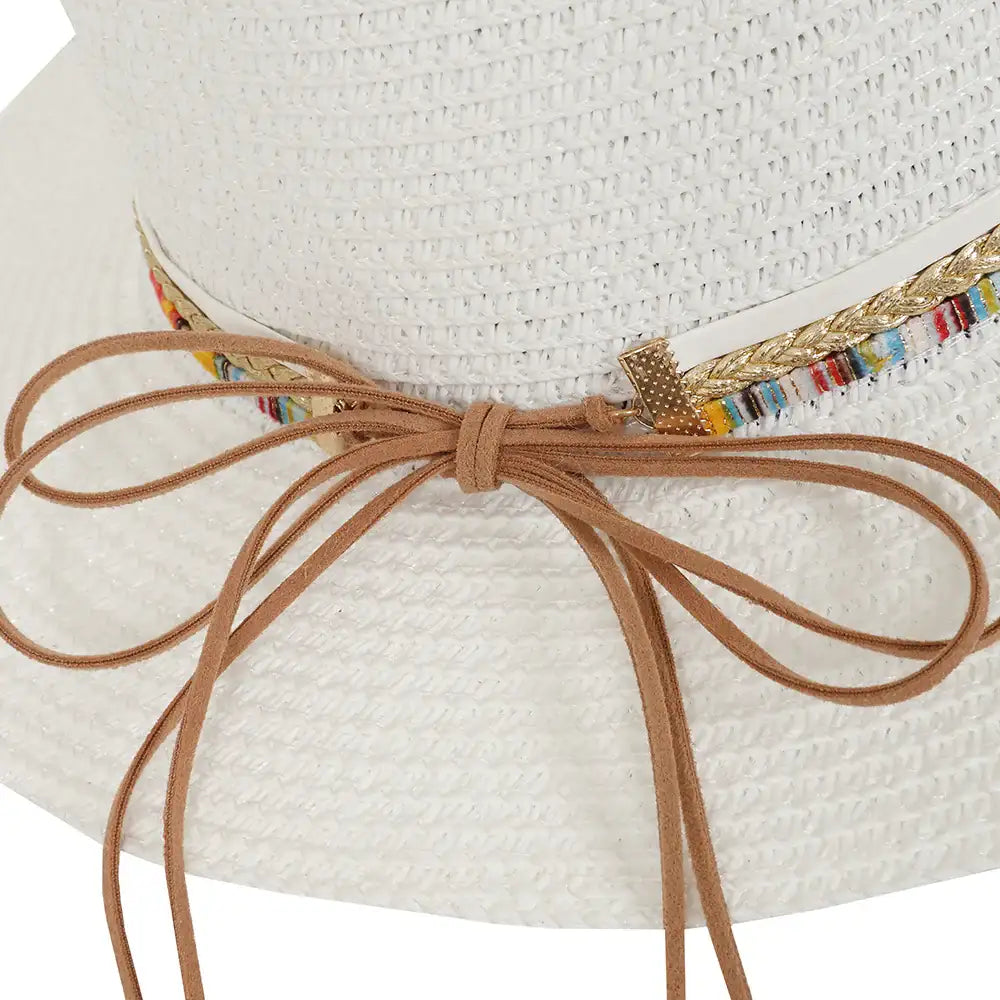 Kay Straw Hat - White