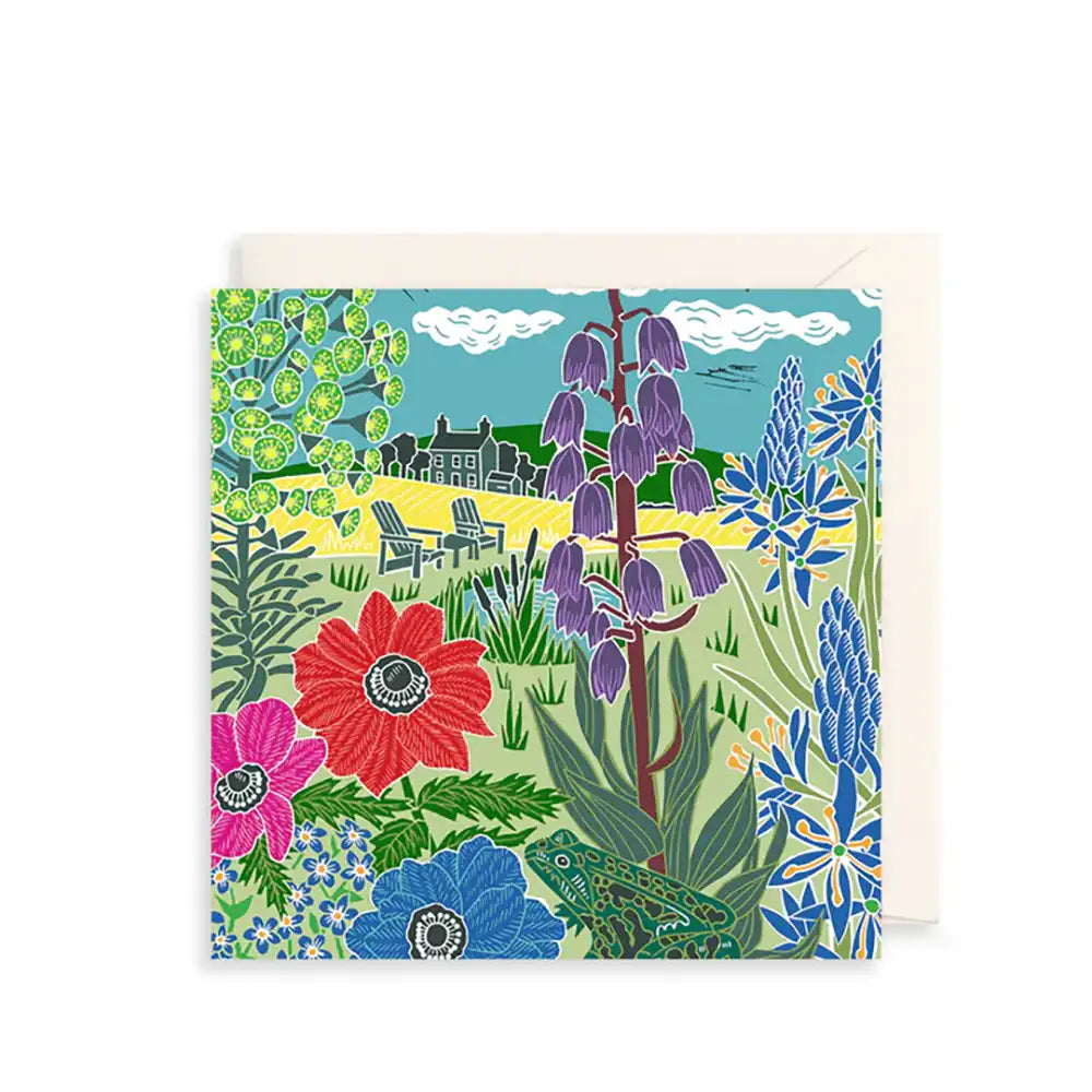 Garden Pond Greetings Card