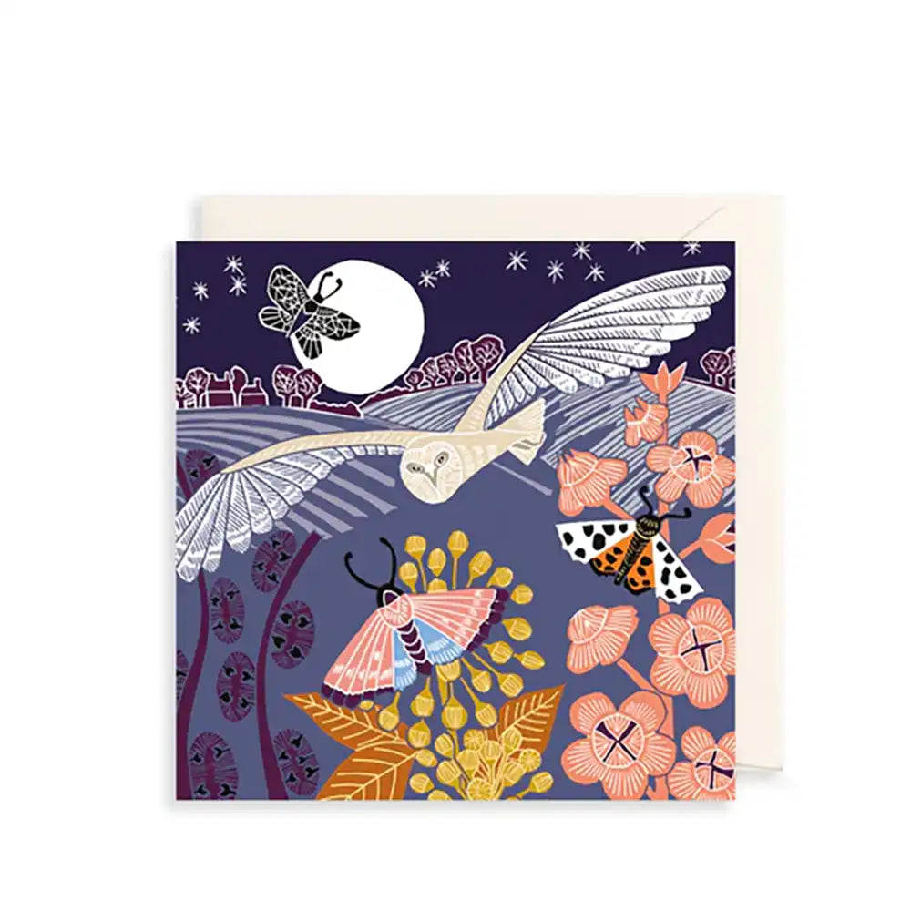 Midnight Owl Greetings Card