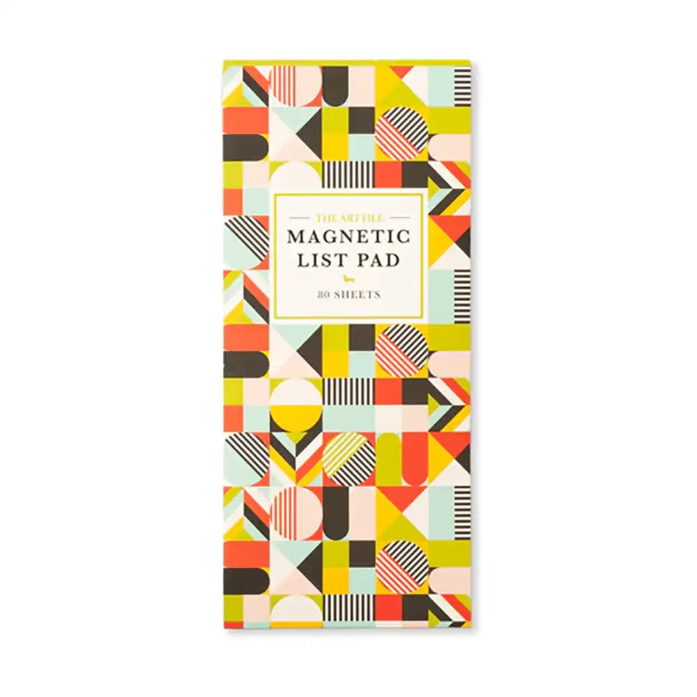 Magnetic List Pad - Geometric Shapes