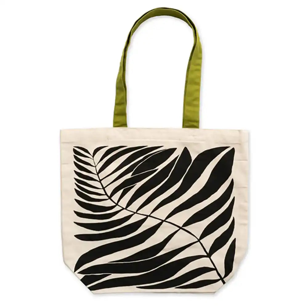 Cotton Tote Shopper Bag - Fern