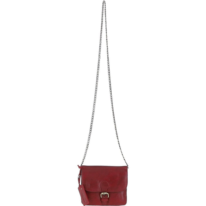 Ashwood Leather Chain Red Small Bag