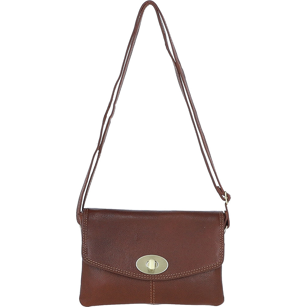 Crossbody Leather Envelope Bag