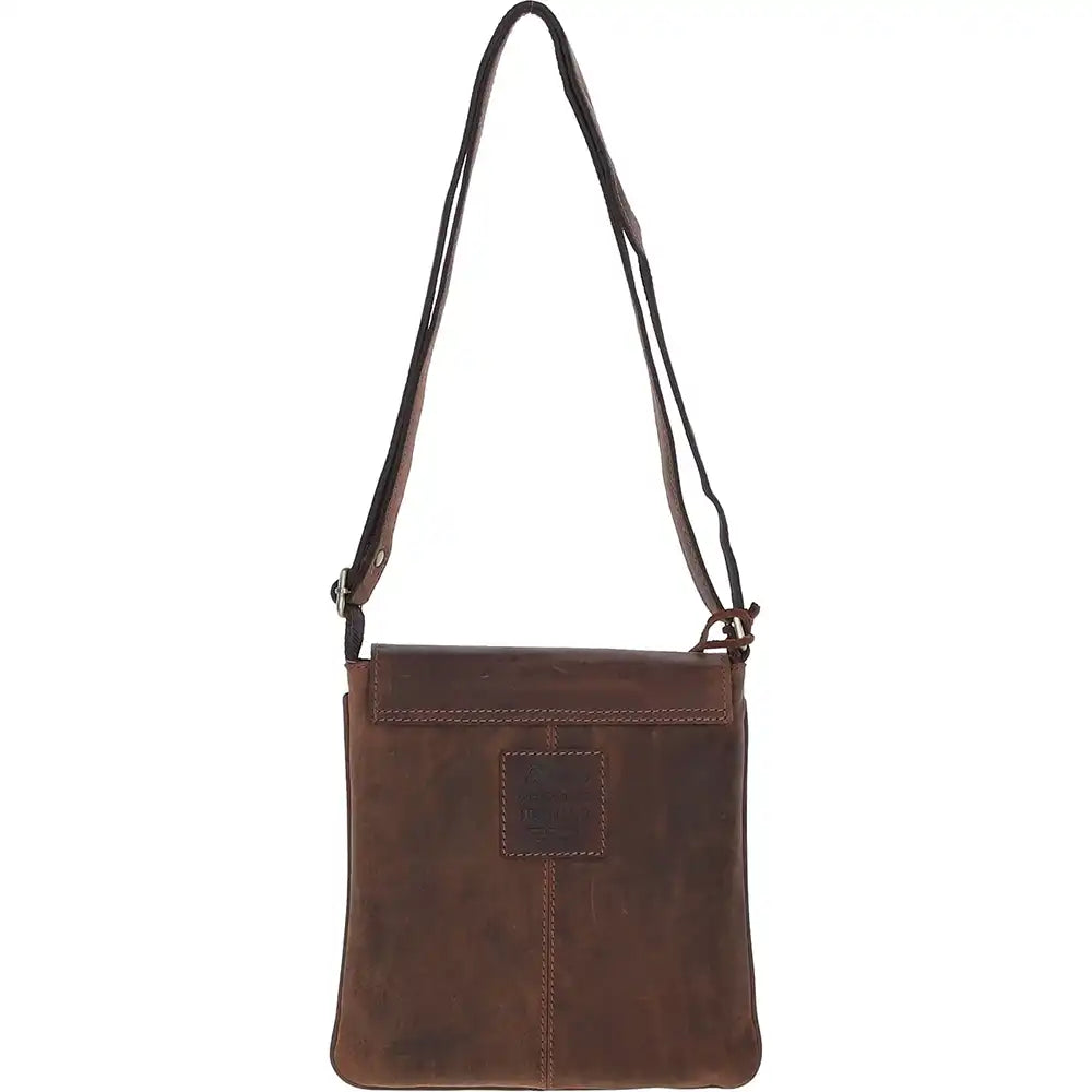 Leather Crossbody Flap Reporter Bag