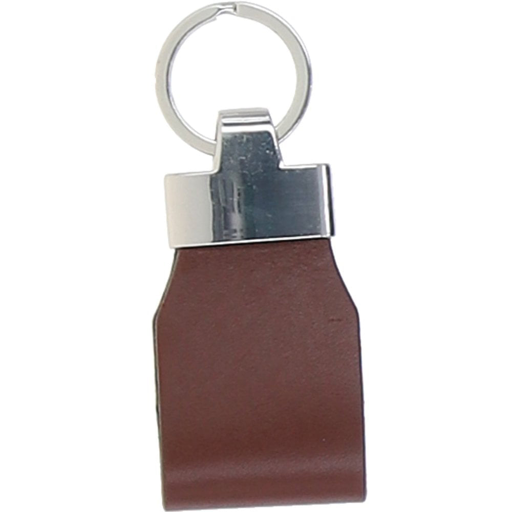 Ashwood Leather brown leather key ring.