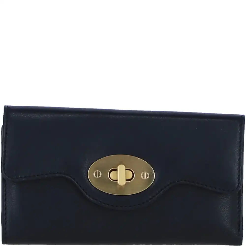 Twist Lock Purse - Brown
