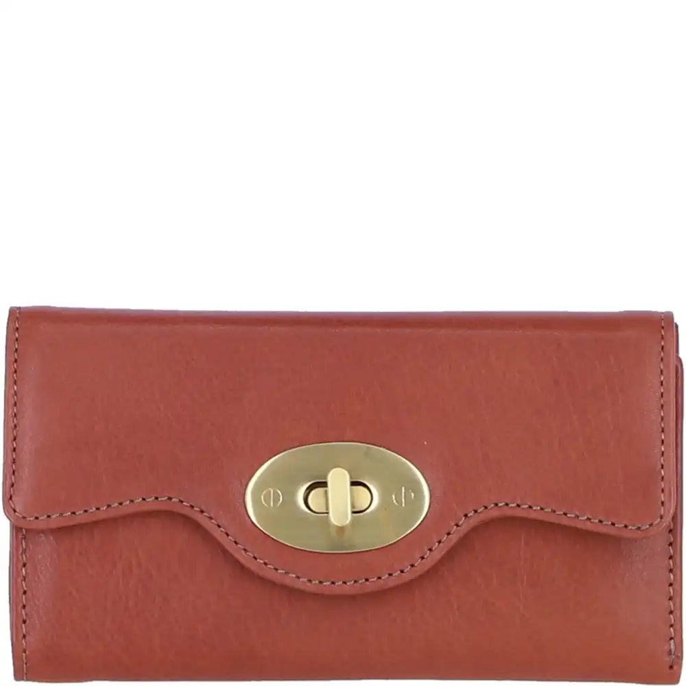 Twist Lock Purse - Tan