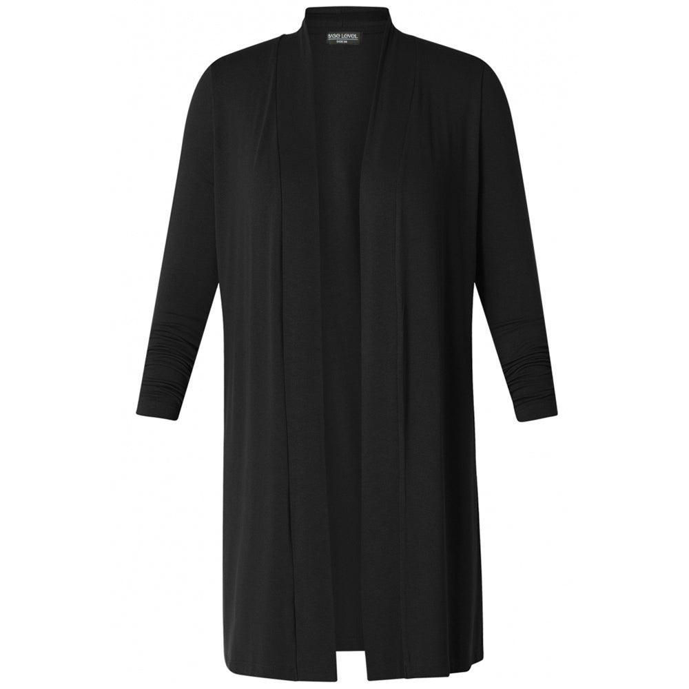 Longline Yayla Cardigan - Black