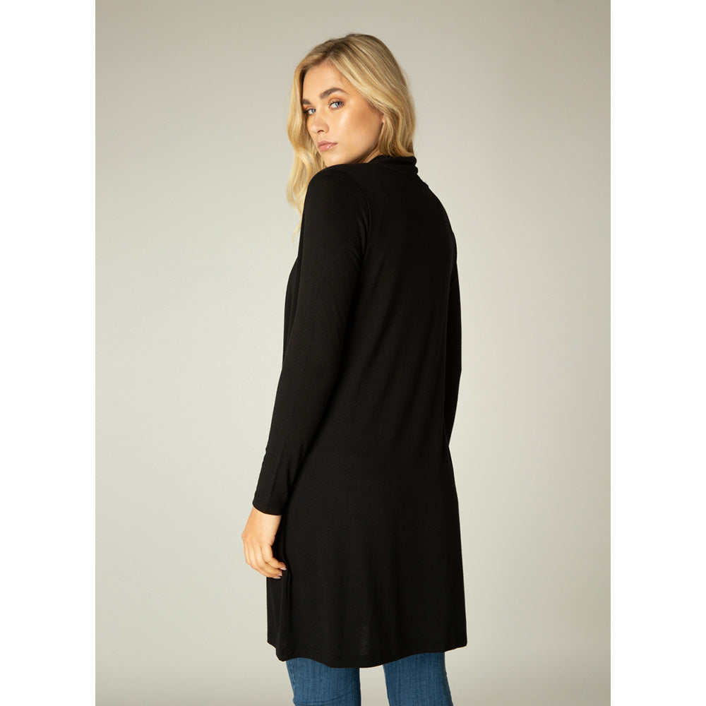 Longline Yayla Cardigan - Black