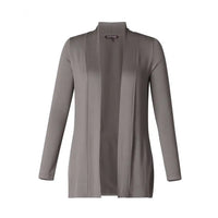 Gray cardigan on a white background