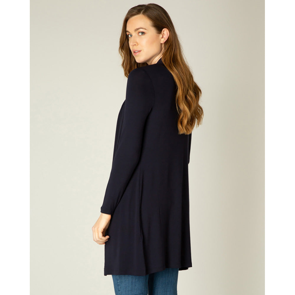 Longline Yayla Cardigan - Dark Blue