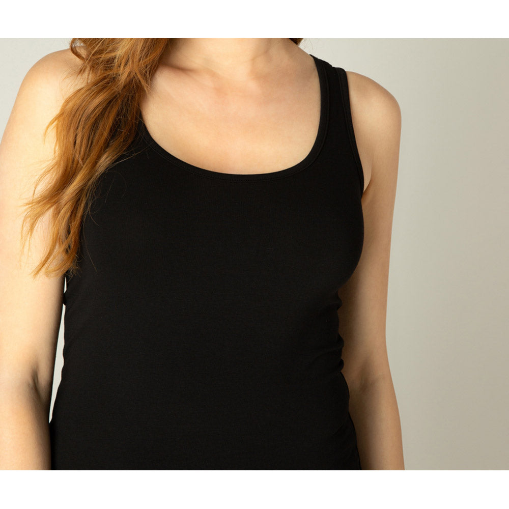 Racer Back Vest - Black