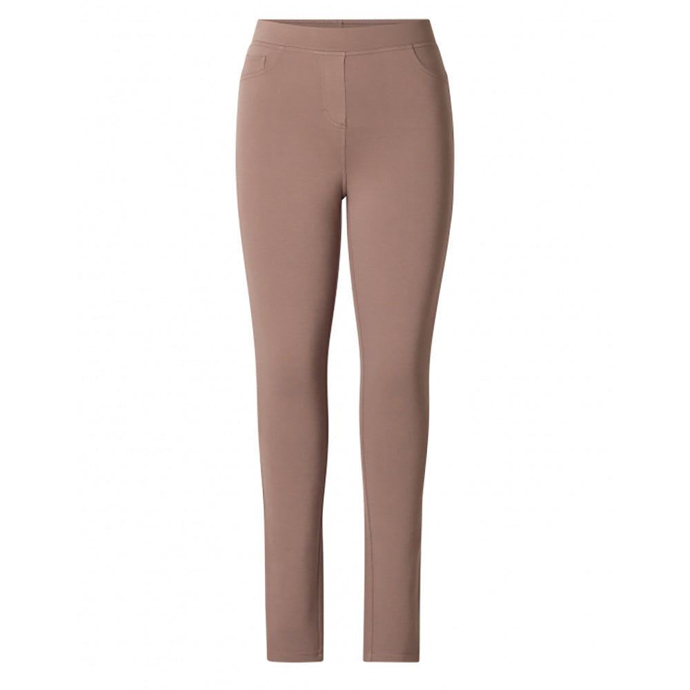 Slim Fit Thick Treggings - Taupe