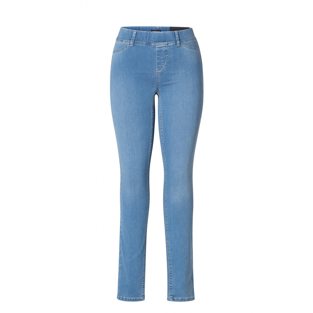 Denim Look Treggings - Light Blue