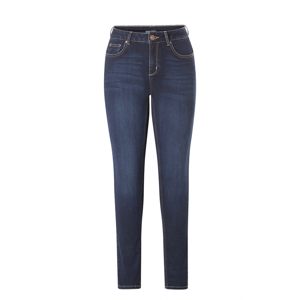 Mid Denim Blue Slim Jeans