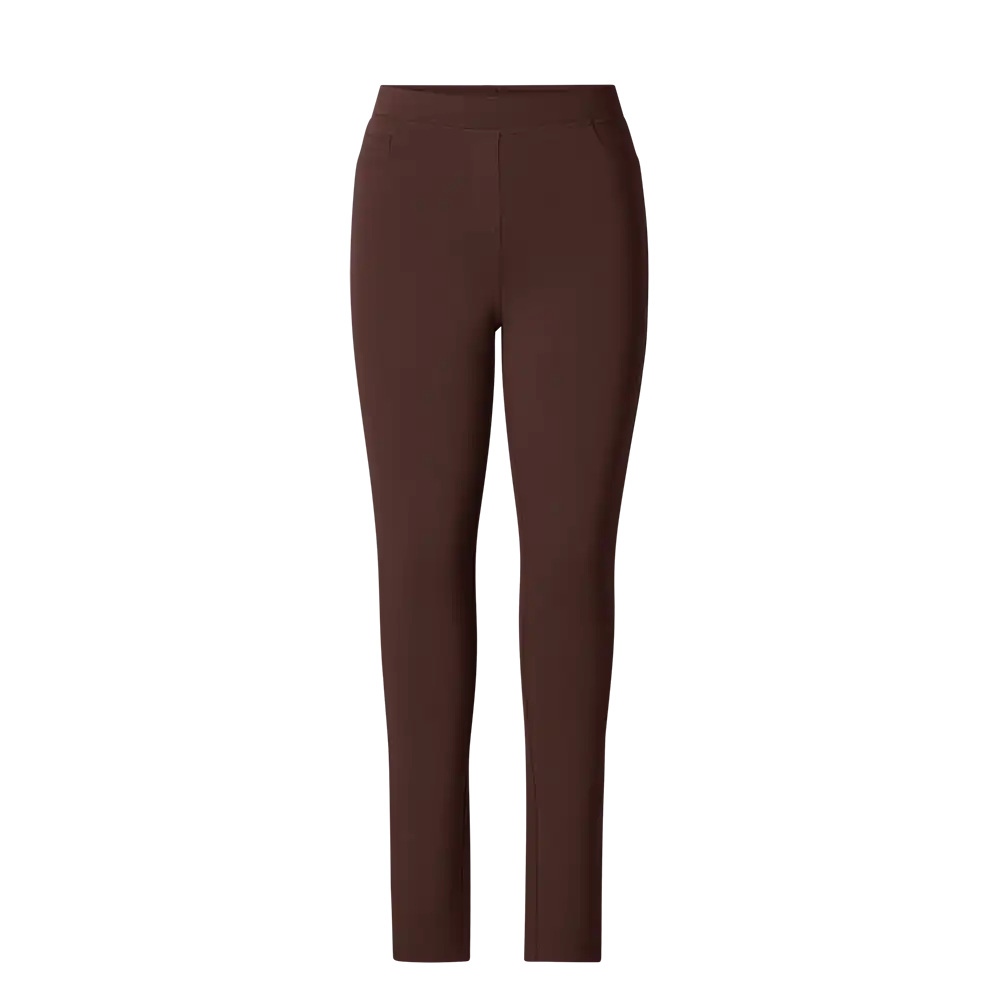 Brown leggings on a white background