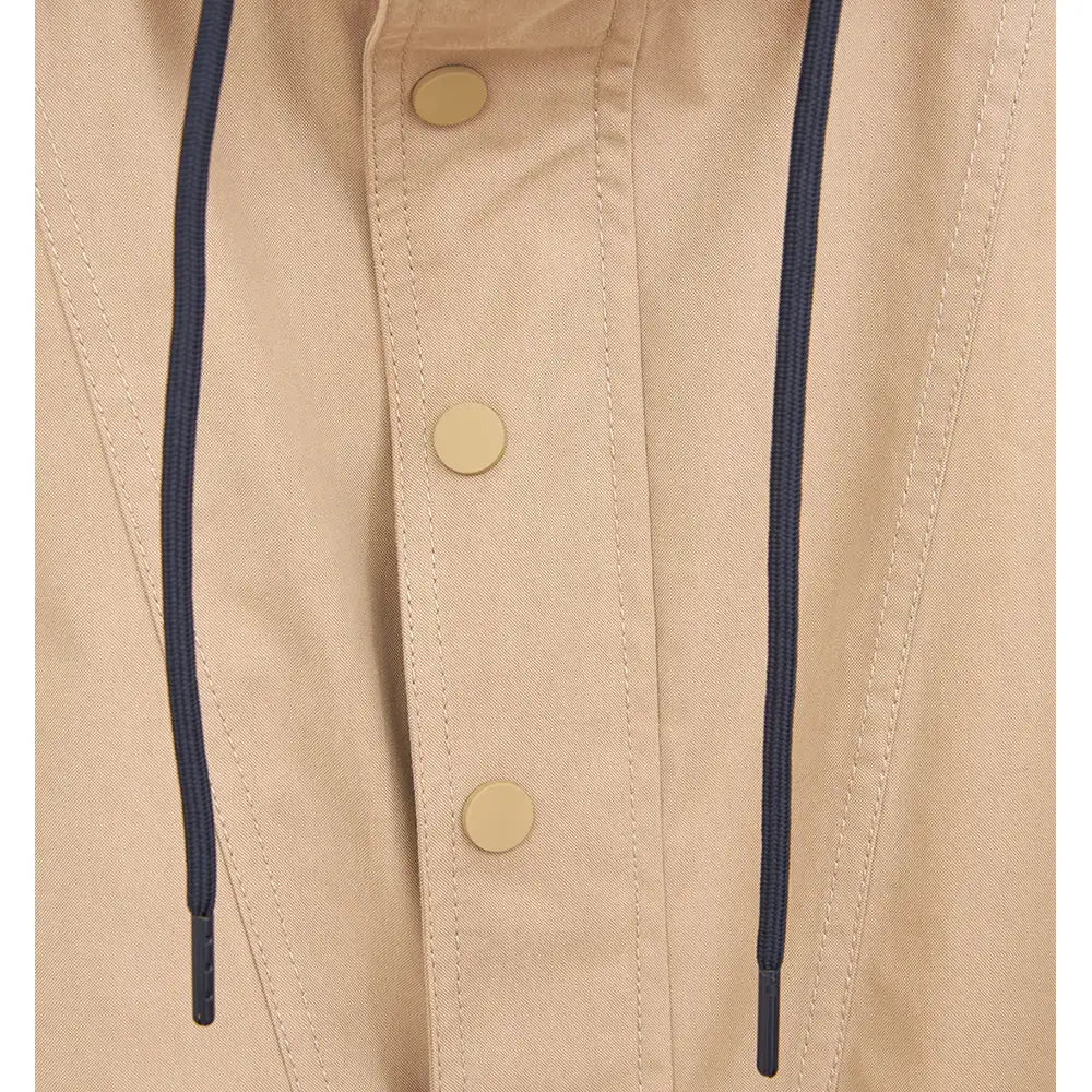 Long Waterproof Raincoat - Bisque