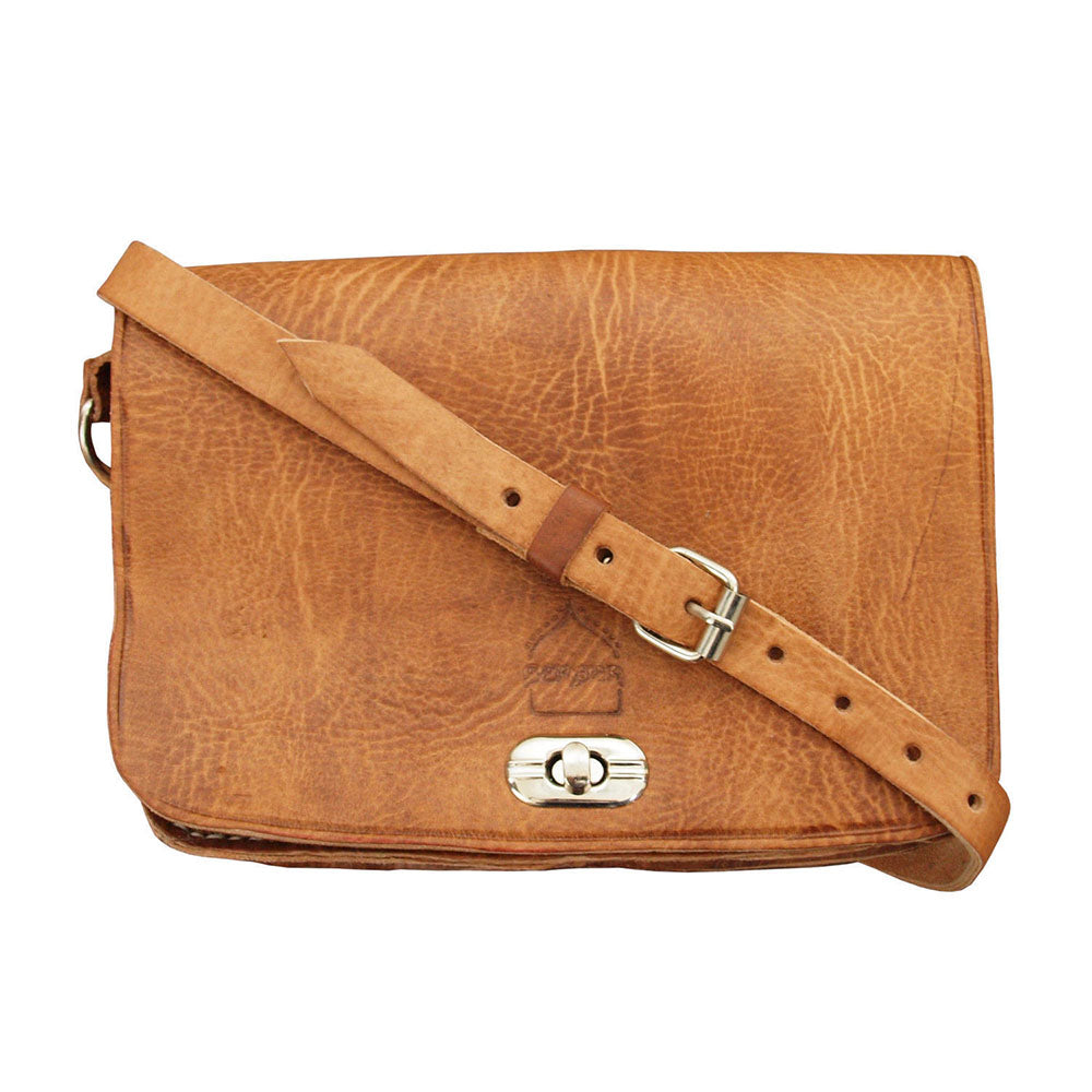 Moroccan Cross Body Bag - Tan