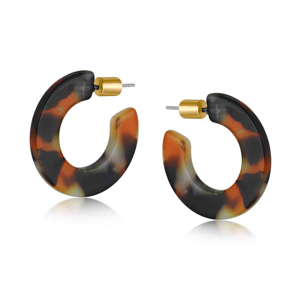 Hortense Orange Earrings