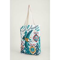 Seasalt Cornwall blue tit canvas shopper.