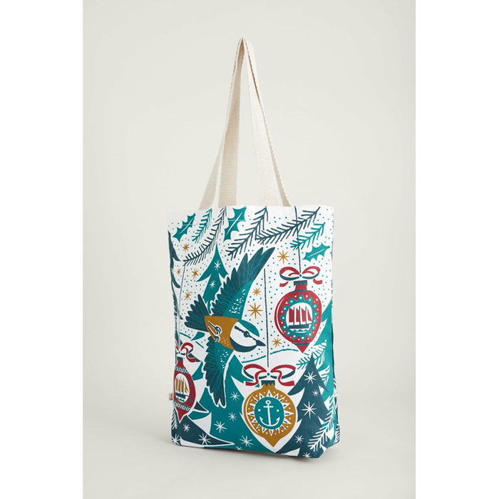 Seasalt Cornwall blue tit canvas shopper.