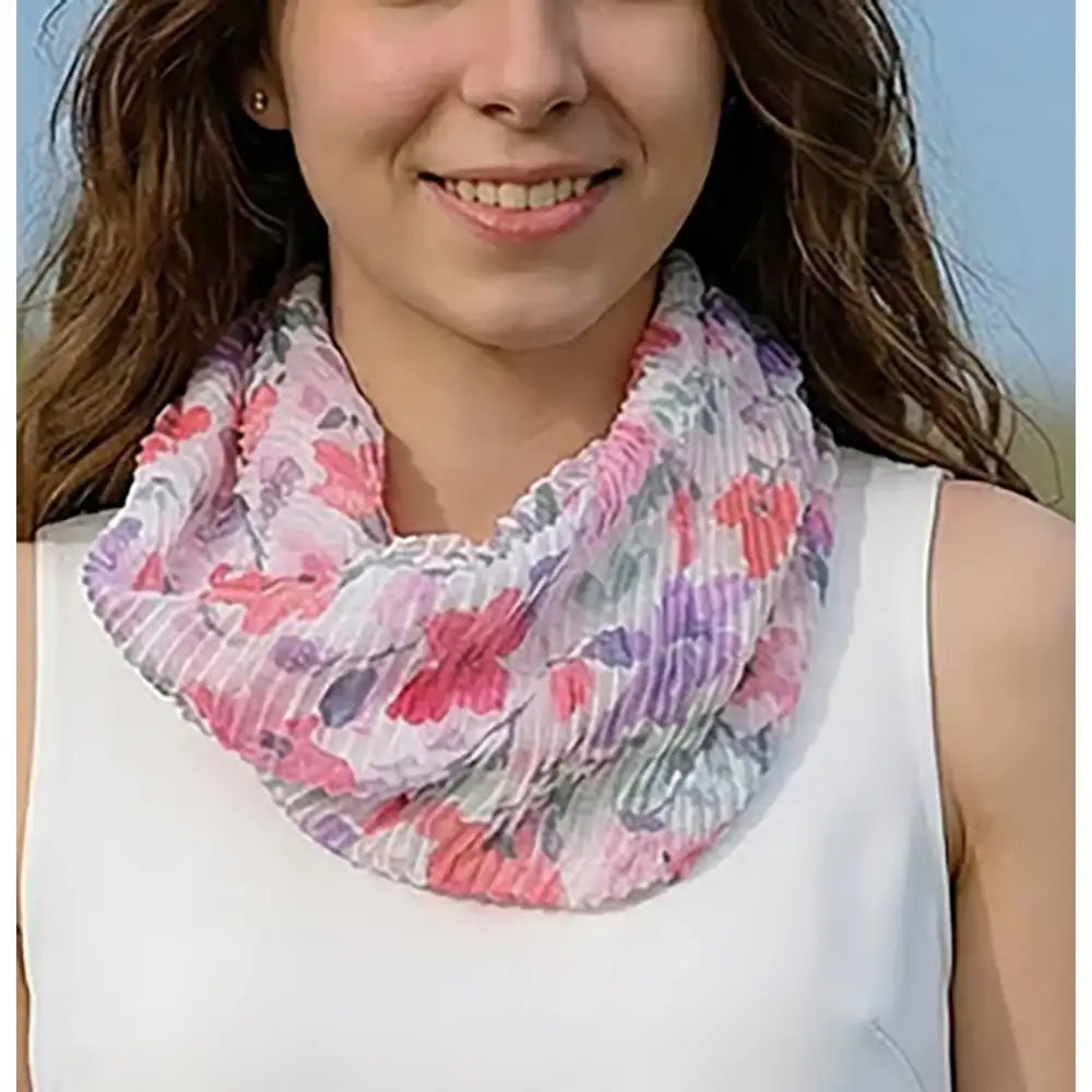 Magnetic Scarf - Pastel Flowers