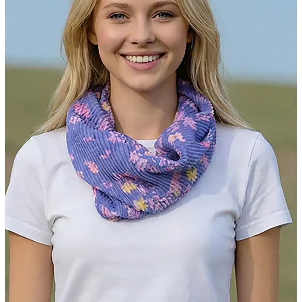 Magnetic Scarf - Sweet Pea Indigo