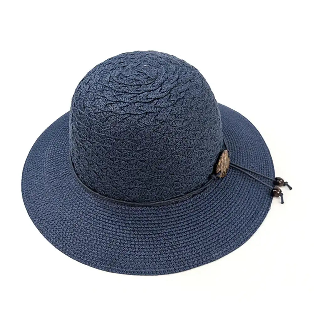 Foldable Cloche Hat - Dark Blue