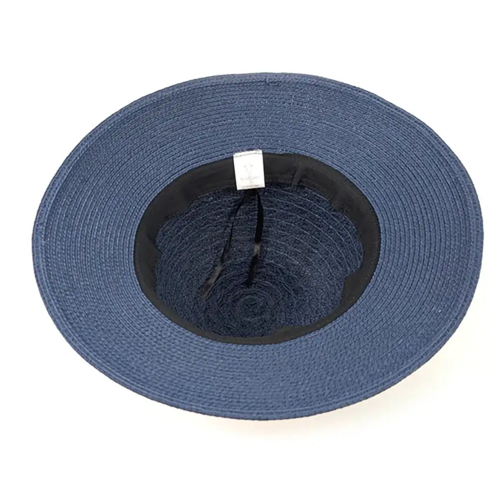 Foldable Cloche Hat - Dark Blue