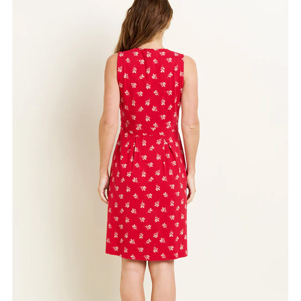 Brakeburn Sleeveless Marnie Dress - Rich Red
