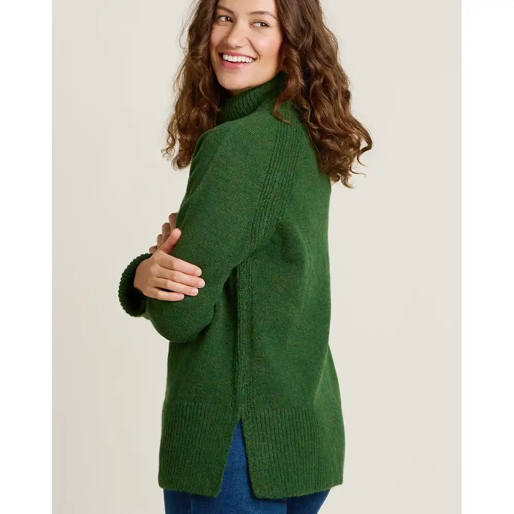 Forest Knitted Roll Neck Jumper