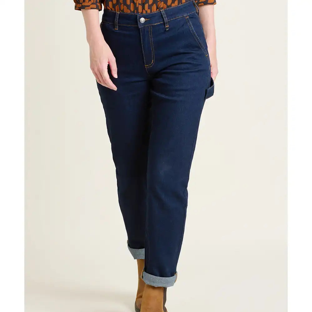 Workwear Jeans in Dark Denim Blue