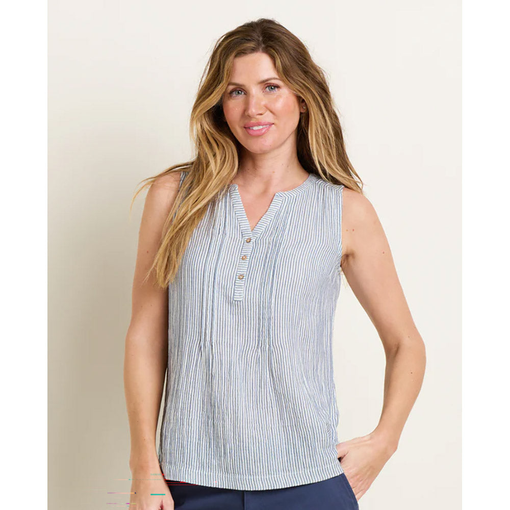 Pinstripe Blue & White Vest