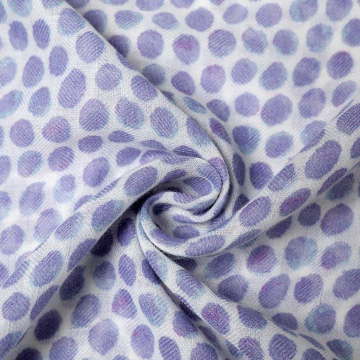 Animal Print Recycled Scarf Soft Lilac