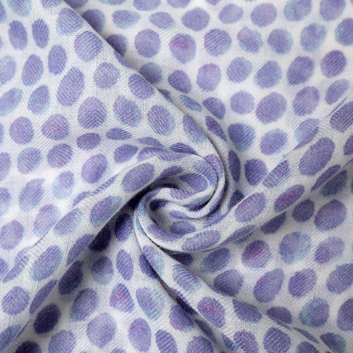 Butterfly Fashion violet spots. Close up of fabric.