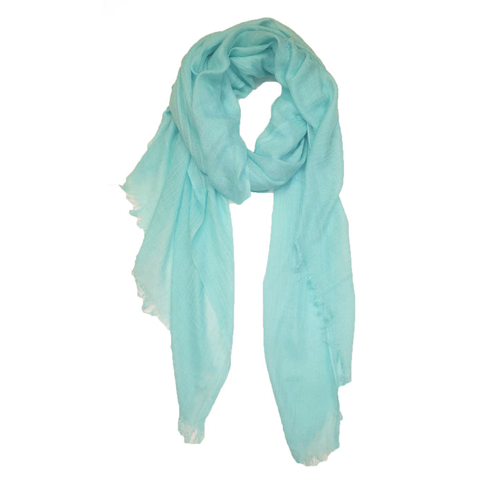 Butterfly Fashion plain mint scarf.