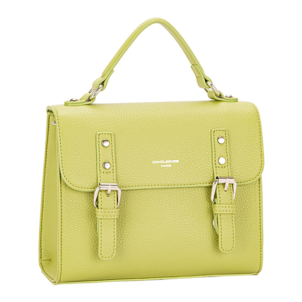 David Jones Mini Brief Case Bag - Lemon Green
