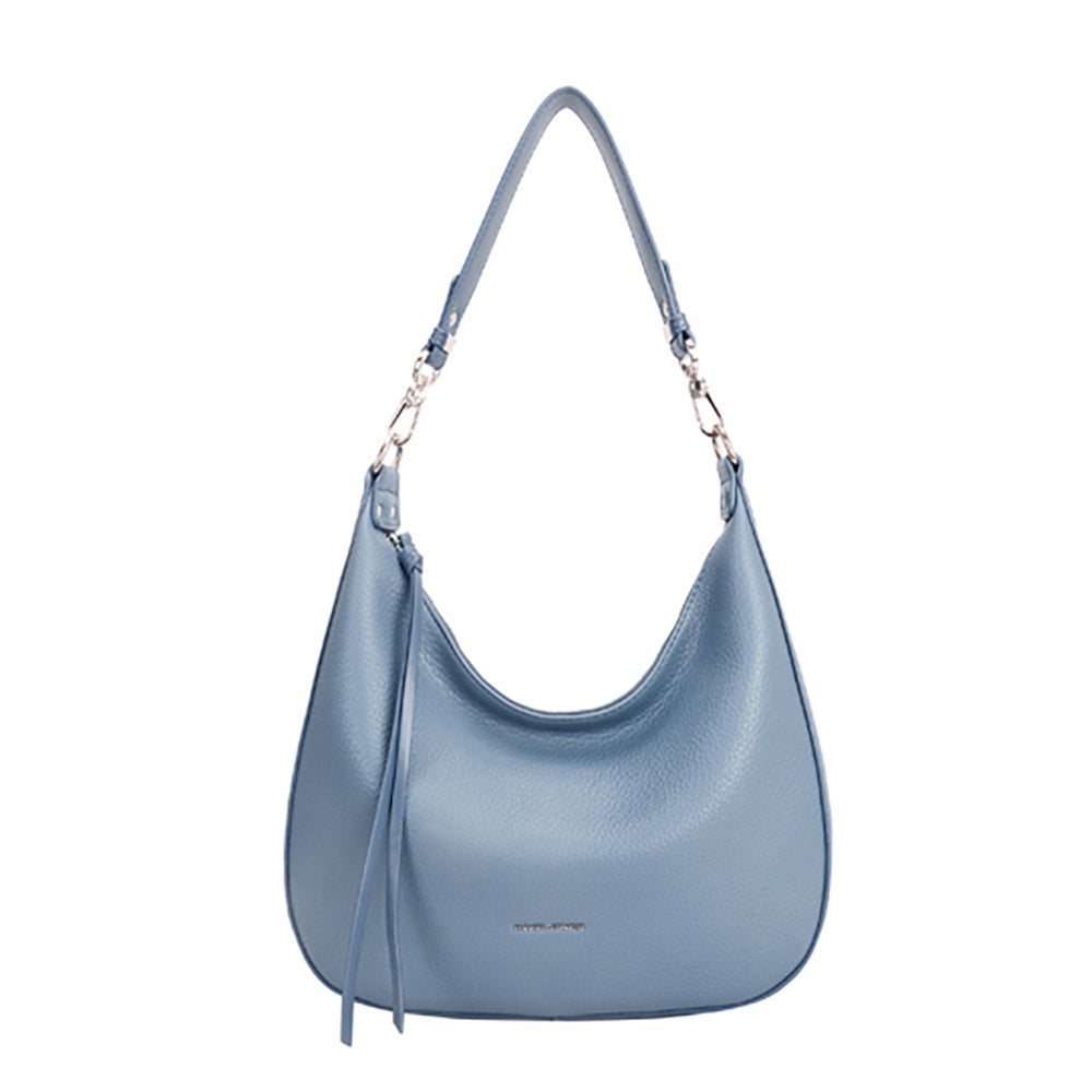 Slouch Baguette Bag - Pale Blue