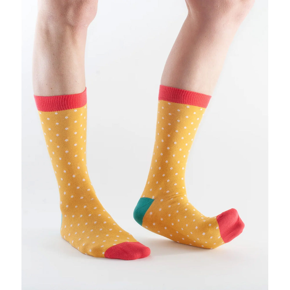 Doris & Dude Gold Spot Socks